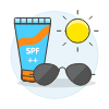 Sunscreen 1 Illustration from UX Colors Set
