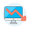 Decreasing Imac Illustration from UX Colors Set