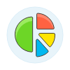 Pie Chart 1 Illustration from UX Colors Set