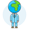 Global Business 1 1 Illustration from UX Colors Set