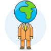 Global Business 1 2 Illustration from UX Colors Set