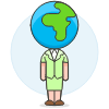 Global Business 1 4 Illustration from UX Colors Set