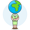 Gobal Business 2 4 Illustration from UX Colors Set