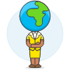 Gobal Business 2 5 Illustration from UX Colors Set