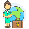 International Business 6 Illustration from UX Colors Set