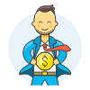 Self Employed 3 Illustration from UX Colors Set