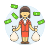 Wealthy Business 1 Illustration from UX Colors Set