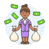 Wealthy Business 5 Illustration from UX Colors Set