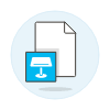 Keynote File Format 2 Illustration from UX Colors Set