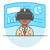 Vr Presentation 1 2 Illustration from UX Colors Set