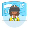 Vr Presentation 1 4 Illustration from UX Colors Set