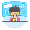 Vr Presentation 1 6 Illustration from UX Colors Set