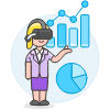 Vr Presentation 2 4 Illustration from UX Colors Set