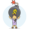Carry Debt Bomb 6 illustration - Free transparent PNG, SVG. No sign up needed.