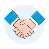 Handshake Deal 1 Illustration from UX Colors Set