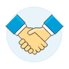Handshake Deal 3 Illustration from UX Colors Set