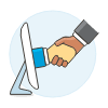 Online Deal 1 2 Illustration from UX Colors Set