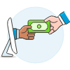 Online Payment 3 Illustration from UX Colors Set