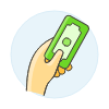 Payment Cash 2 2 Illustration from UX Colors Set