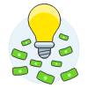 Money Idea Illustration from UX Colors Set