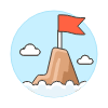 Summit Flag illustration - Free transparent PNG, SVG. No sign up needed.