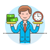 Efficient Business 1 1 Illustration from UX Colors Set