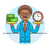 Efficient Business 1 2 Illustration from UX Colors Set