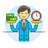 Efficient Business 1 3 Illustration from UX Colors Set