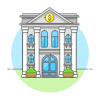 Bank 1 Illustration from UX Colors Set