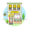 Floral Shop Illustration from UX Colors Set