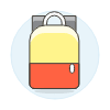YELLOW RED Bagpack Illustration from UX Colors Set