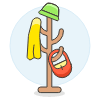 Hanger Illustration from UX Colors Set