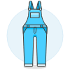 OVERALL Jean Illustration from UX Colors Set