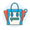 BLUE RED Purse Illustration from UX Colors Set