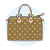 BROWN PATTERN Purse Illustration from UX Colors Set | Free Download as SVG Vector and Transparent PNG | Streamline illustrations