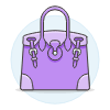 PURPLE VIOLET Purse Illustration from UX Colors Set | Free Download as SVG Vector and Transparent PNG | Streamline illustrations