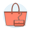 SALMON Wallet Purse Illustration from UX Colors Set