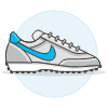 Sneakers Shoes 16 Illustration from UX Colors Set