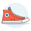 Sneakers Shoes 18 Illustration from UX Colors Set