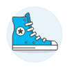 Sneakers Shoes 24 Illustration from UX Colors Set | Free Download as SVG Vector and Transparent PNG | Streamline illustrations