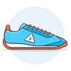 Sneakers Shoes 5 Illustration from UX Colors Set | Free Download as SVG Vector and Transparent PNG | Streamline illustrations