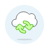 Cloud Sync 1 Illustration from UX Colors Set