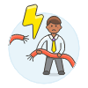 Disconnect 2 3 Illustration from UX Colors Set