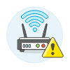 Wifi Signal Warning illustration - Free transparent PNG, SVG. No sign up needed.