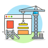App Building 2 Illustration from UX Colors Set