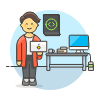 Code Developer 1 2 Illustration from UX Colors Set