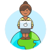 Global Coding 6 Illustration from UX Colors Set