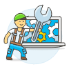 Repair Technician 1 2 illustration - Free transparent PNG, SVG. No sign up needed.