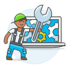 Repair Technician 1 3 illustration - Free transparent PNG, SVG. No sign up needed.