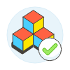 Plugin Module Checked 1 Illustration from UX Colors Set